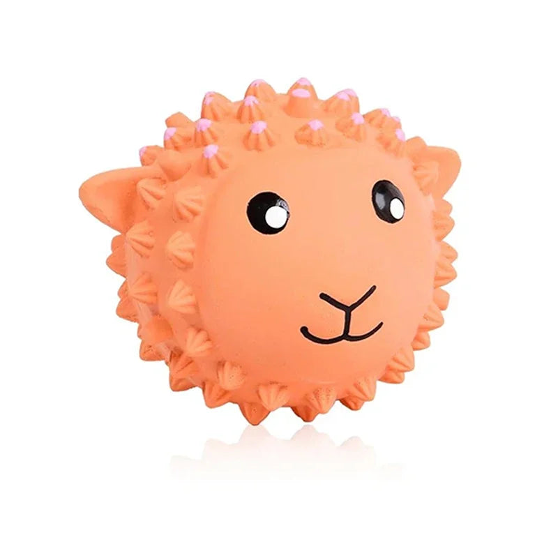 Dog Toys Puppy Teeth Grinding Teeth Cleaning Interactive Latex Rubber Safe Odourless TPR Washable Puzzle Sound Toys Pet Supplies
