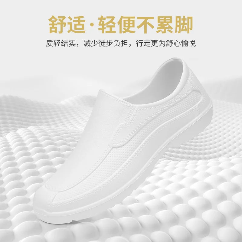 Men's Four Season Universal Rain Boots Commuting Anti Slip Waterproof Light Wear-Resistant Rubber Chef Work Shoes for Women 2026