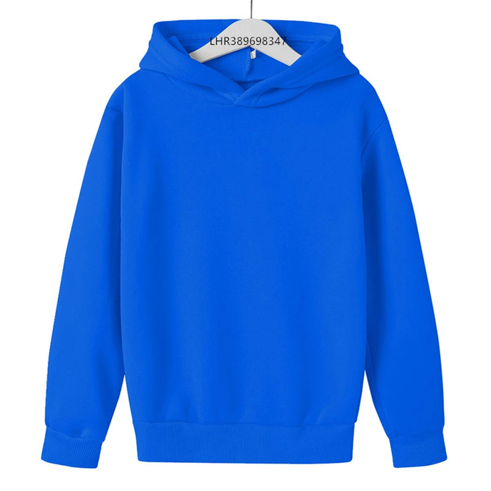 Boy Girls Clothing Hoodie Tops Suitable Age 3-12 Children's Sweatshirt Fashion Pink Black White Red Yellow Spring Autumn Coat