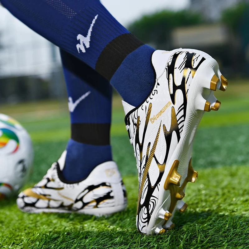 Soccer Shoes for Kids Teenagers Adults TF Soccer Cleats Football Shoes Boys Long Spikes Sneakers FG Zapatos De Futbol