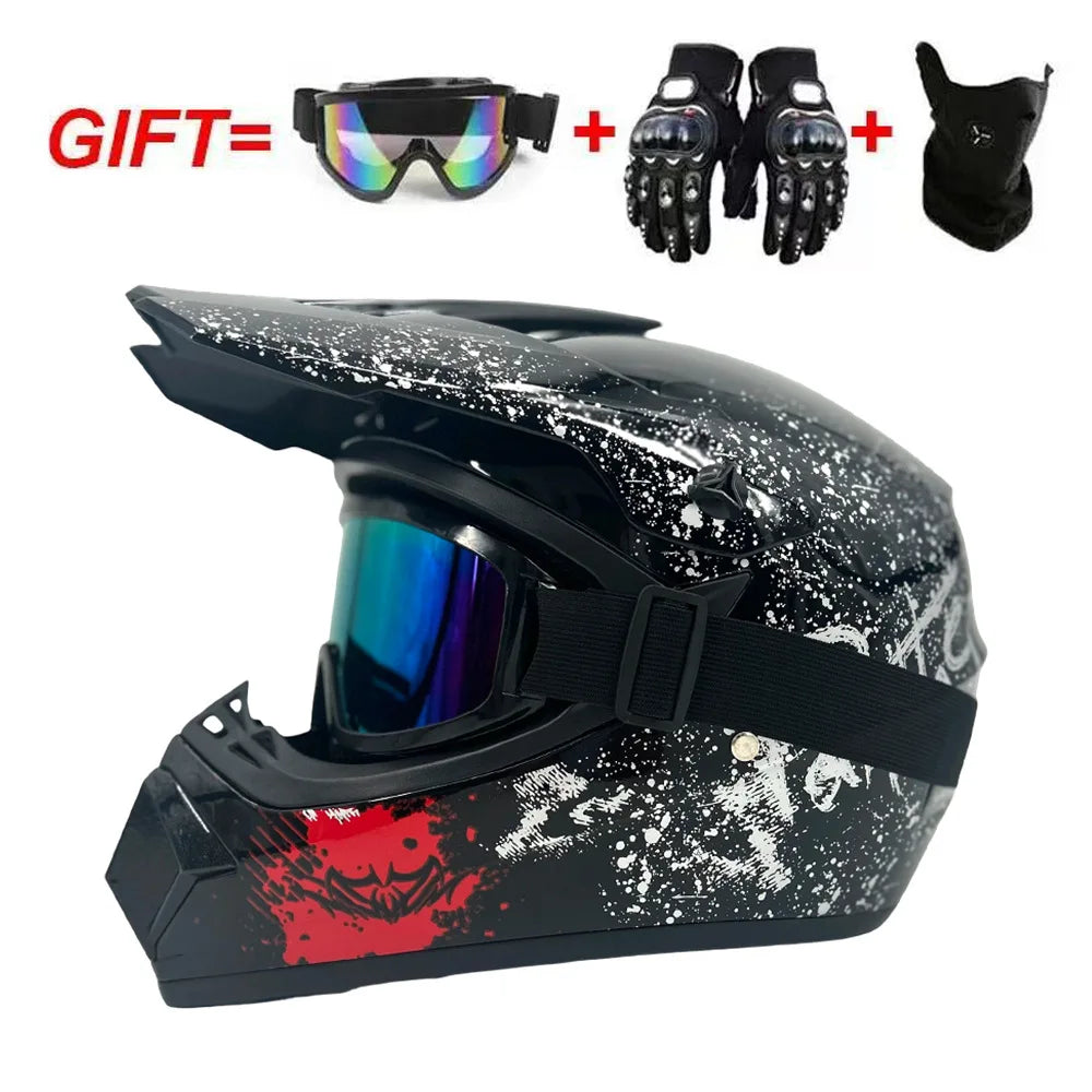 Need Kids Gear? Youth Motorcycle Helmet Off-Road Dirt Bike ATV DH Cross Go-kart Capacete DOT