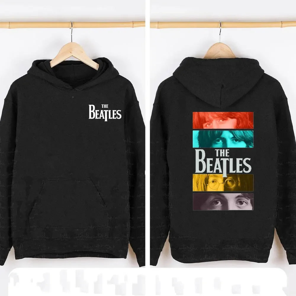 The B-Beatles Metal Rock Band Hoodie Men Women High Quality Sweatshirt Autumn Oversized Pullovers Autumn and Winter Long Sleeve