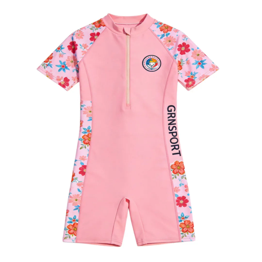 2026 New Style Summer Swimwear Kids Beach Wear High Elastic One-piece Sun Protection Swimsuit Baby Boys Surf Suit