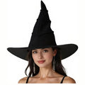 Women's Hats Halloween Bat Spider Horror Black Pleated For Girl Witch Hats Cosplay Funny Party High-quality Tassel Caps