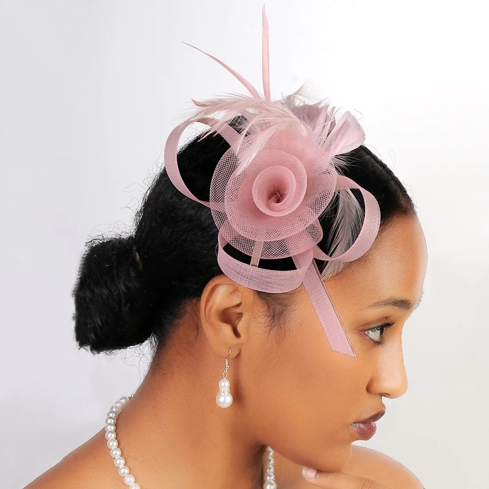 1 Pc Fascinators Hats for Women Tea Party Fascinator Hats Vintage 50s Headwear Wedding Church Derby Hat Hats Tiny Hats