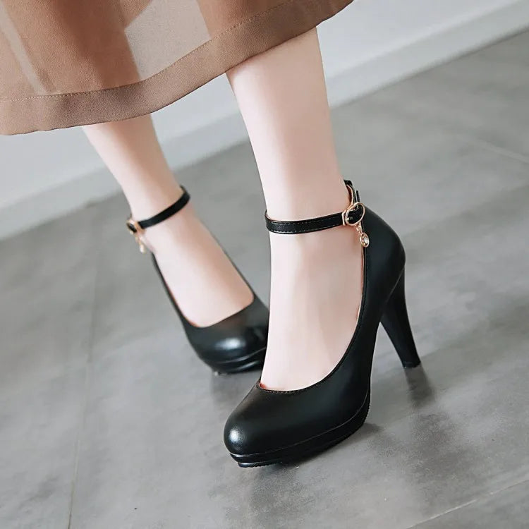 Children Girls High Heel Shoes Kids Princess Shoes Fashion Simple Platform Pumps Women's High Heels For Party Wedding 31-43