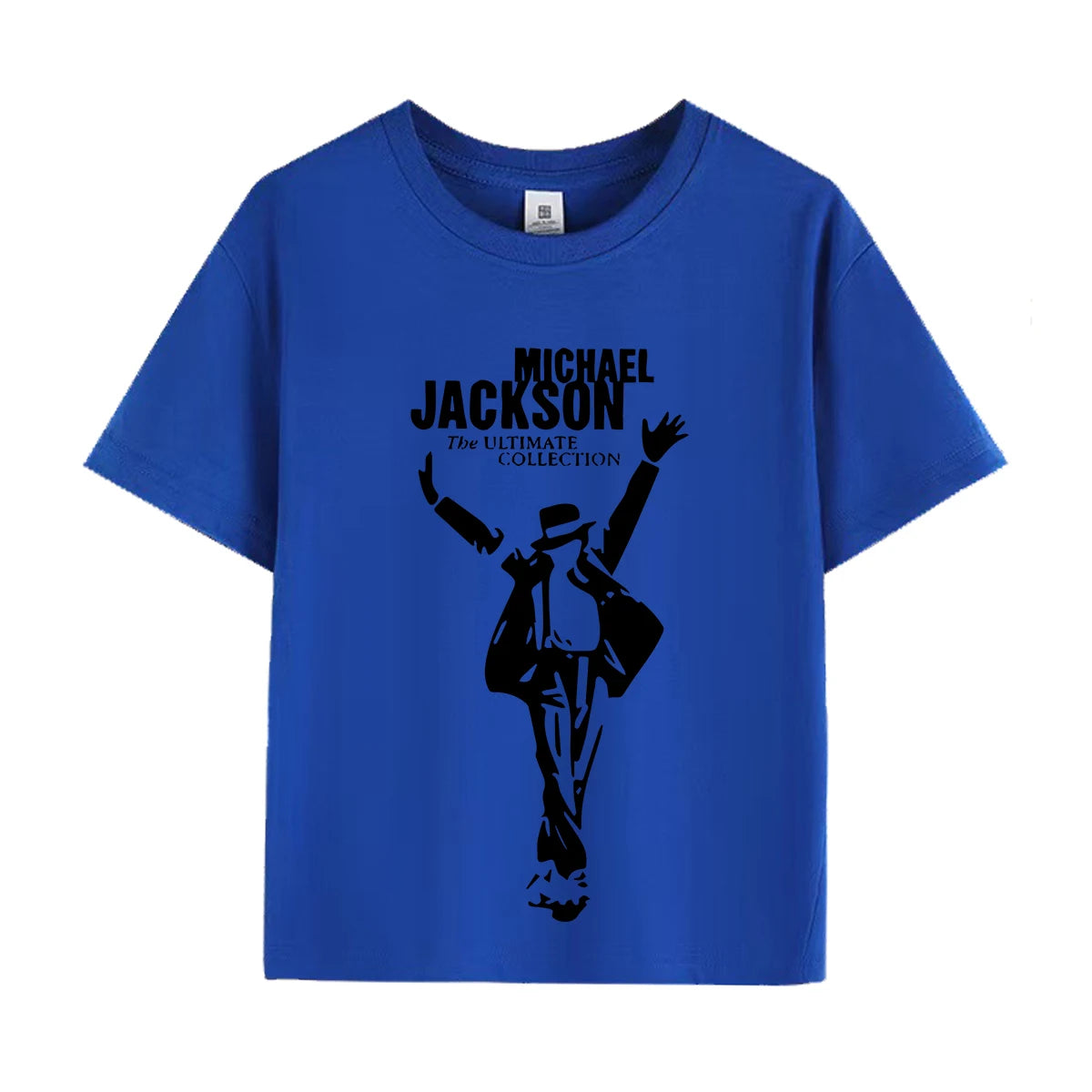 Kids Michael Jackson Rock N Roll T-Shirt Children's Fashion Crew Neck Top Summer Casual Clothes for Baby Boys And Girls