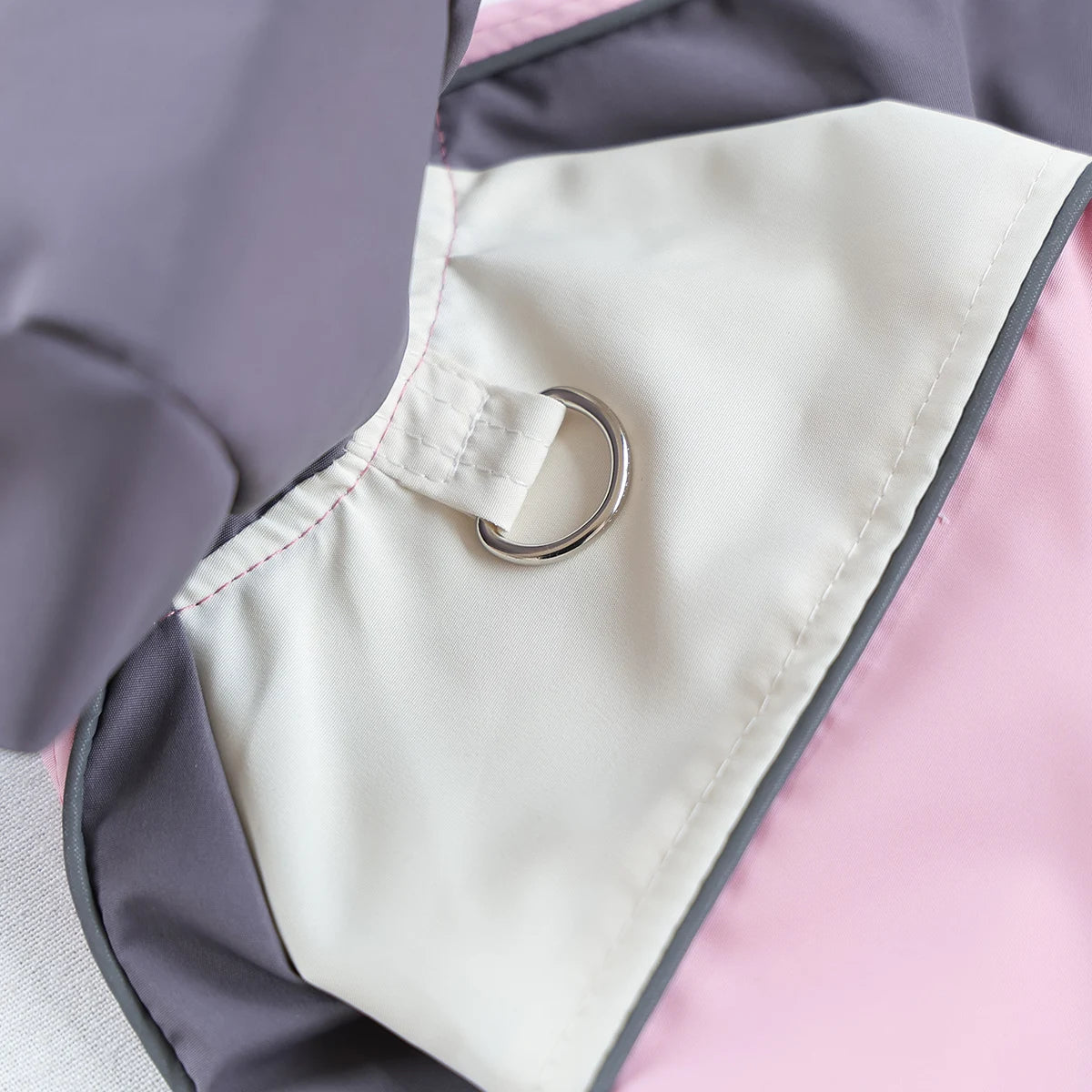 Pet Cat and Dog Clothes, Cool Jacket Pink Grey Spring Hooded Jacket, Handsome Going Out, Suitable for Small