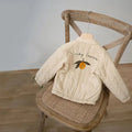 Fashion Children's Jackets Autumn Spring Embroidery Fleece Coats for Kids 1-7Years Toddler Boy Girl Outerwear