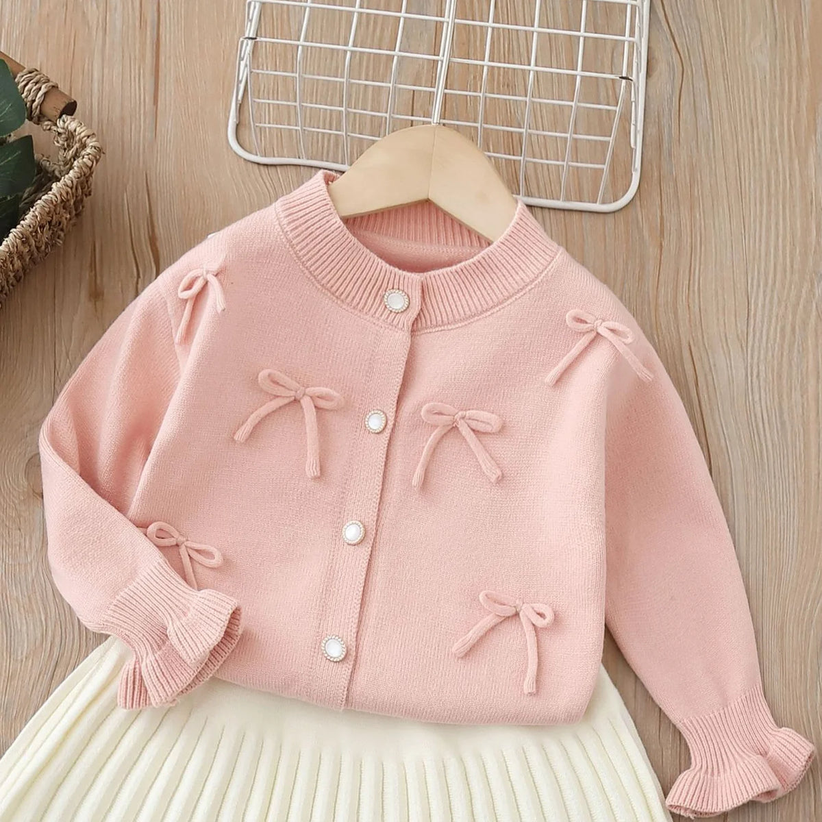 Children's Autumn Sweaters Winter Baby Girl Clothes Toddler Girl Cardigan Kids Clothes Girls Baby Girl  Clothes Pink Sweater