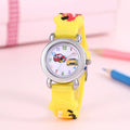Kids Cartoon Car Watch | Colorful Digital Quartz Watch with Soft Strap | School Student Gift for Boys & Girls