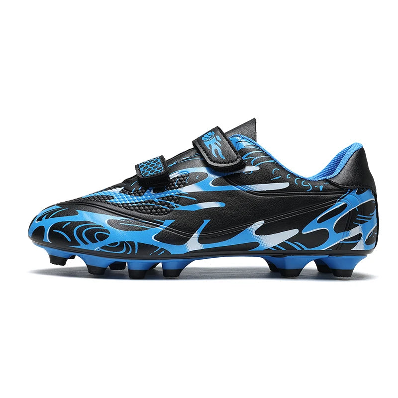 Children Football Shoes Professional Indoor Non Slip TF/FG Fast Grass Boys Match Wear Resistant Training Football Shoes for Kids