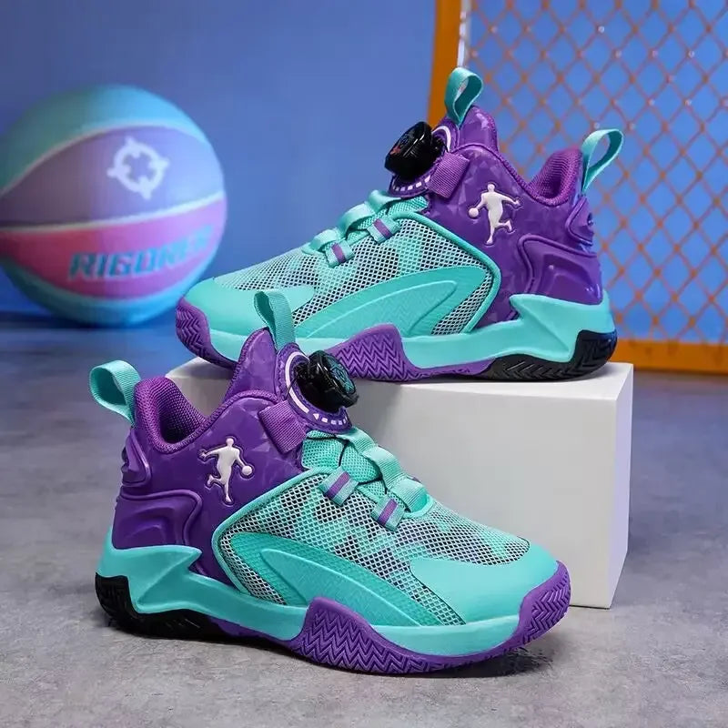 Kids Basketball Shoes Boys Sneakers Non-slip Child Trainer Basket Shoes Outdoor Children Sport Shoes Sneakers Sportschuhe Kinder