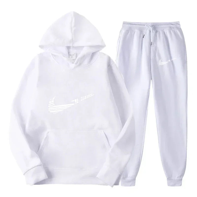 A versatile multi-functional sportswear suitable for both men and women, featuring a hooded sweatshirt, suitable for outdoor tra
