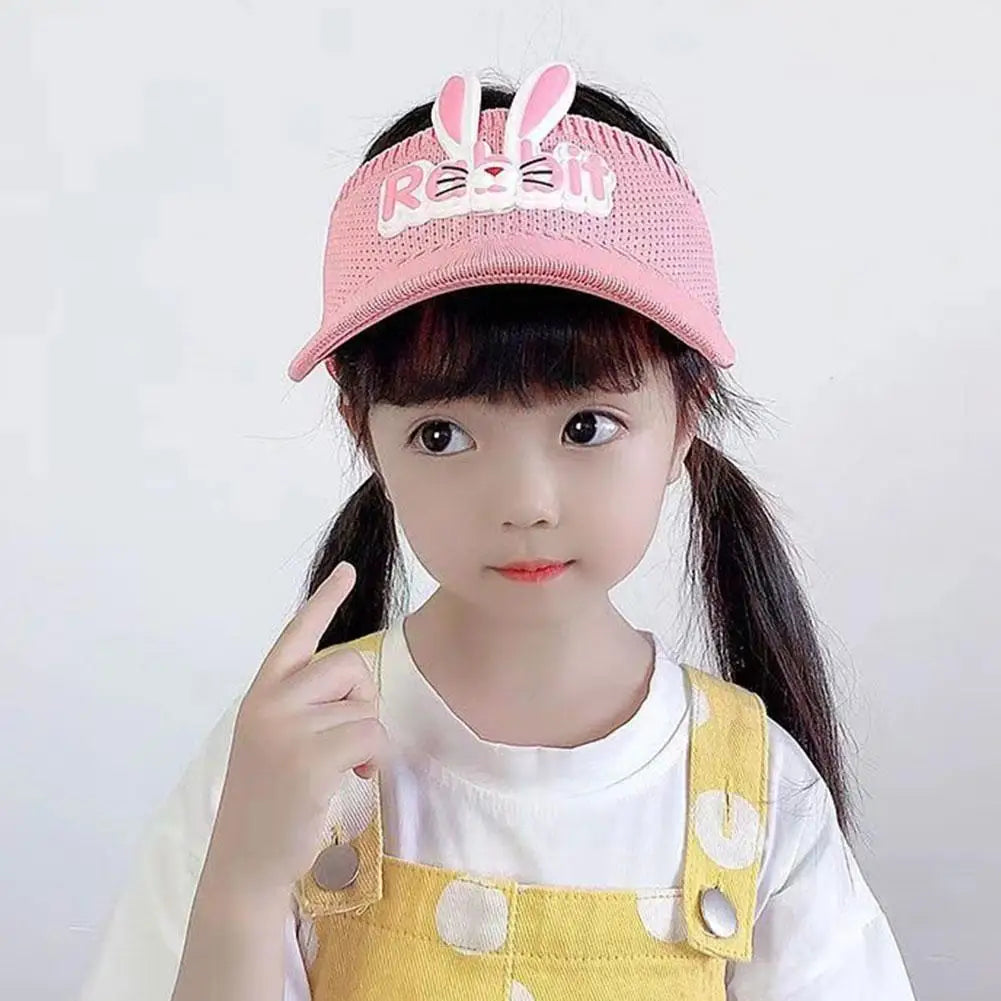 Cute Kids Sun Hats Rabbit Wings Bunny Hat Summer Boys Girls Hat Children Breathable Outdoor Hats