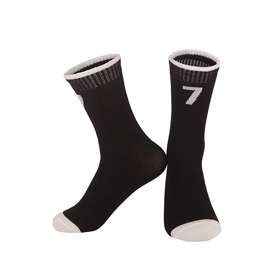 Loogdeel Kids Basketball Socks Breathable Thin Pure Color Sport Socks Thickened Anti-Collision Sports Socks Digital Design