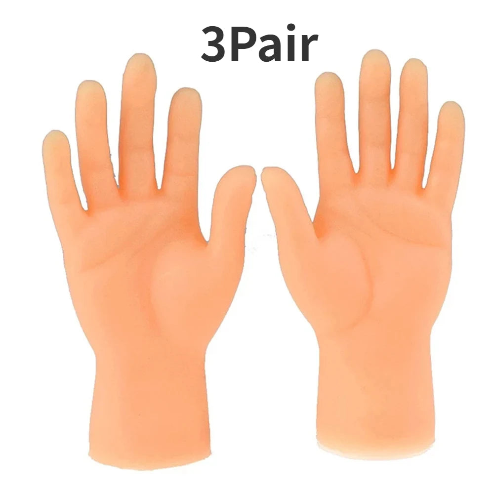 Adult Kid Novelty Toys Funny Mini Hands Creative Finger Fidget Toys Soft Small Hand Tease the Cat Pet Toy Halloween Gift