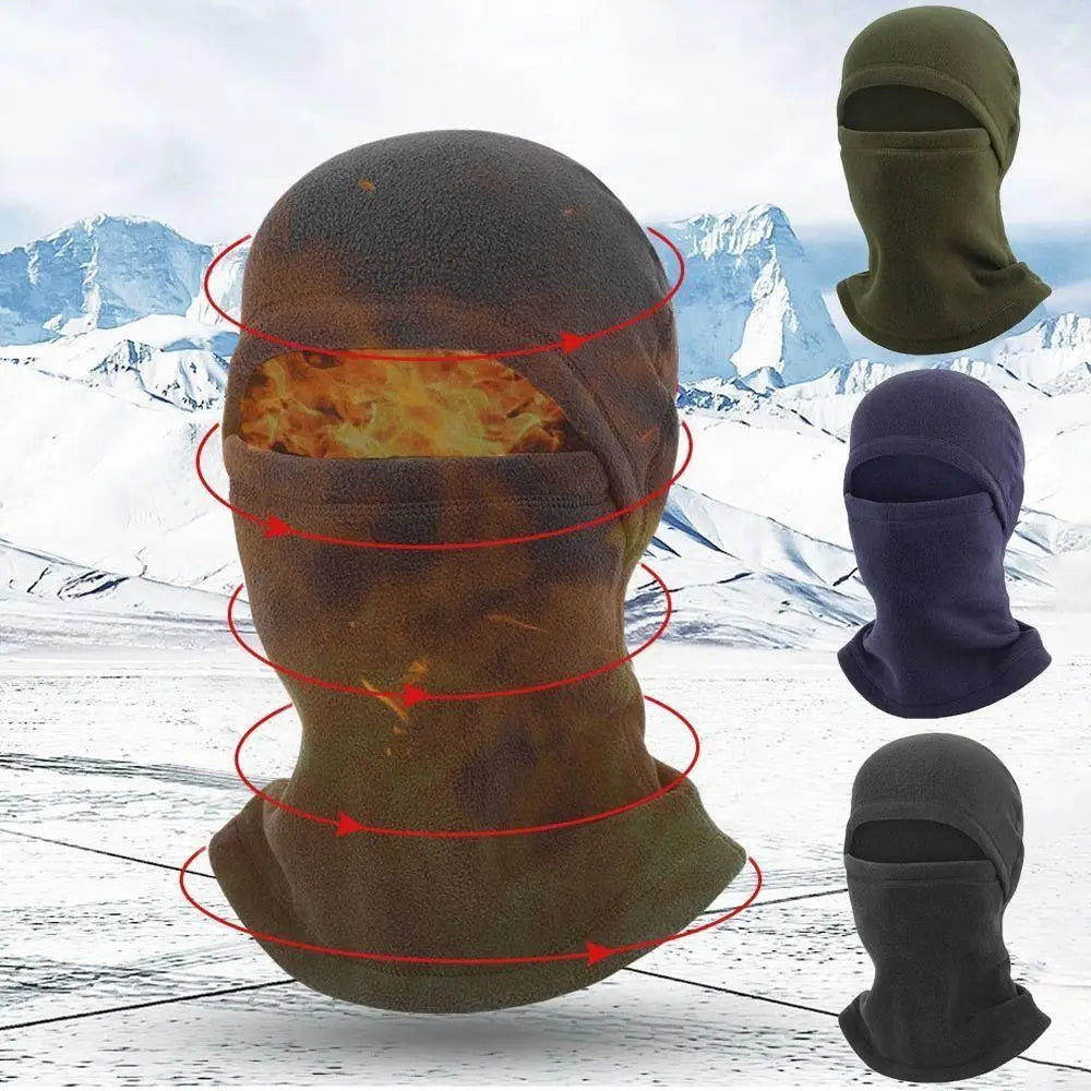 2025 Men Hat Cold Protection Outdoor Sports Thermal Full Face Mask Breathable Winderproof Bike Hats for Cycling Running