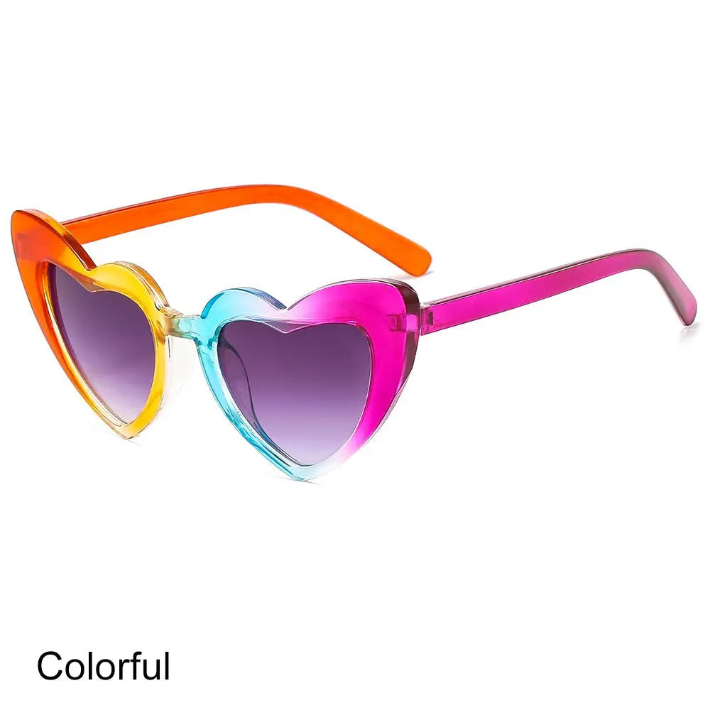 Kids Sunglasses Boy Girls Heart Shaped Sun Glasses Trendy All-Match Baby Sunglasses Children Fashion Shade Eyewear Oculos De Sol