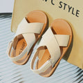 Kids Summer Sandals Children Beach Shoes Fashion Classic Sandals for Toddlers Boys Little Girls Fashion Cross Style Anti-skid