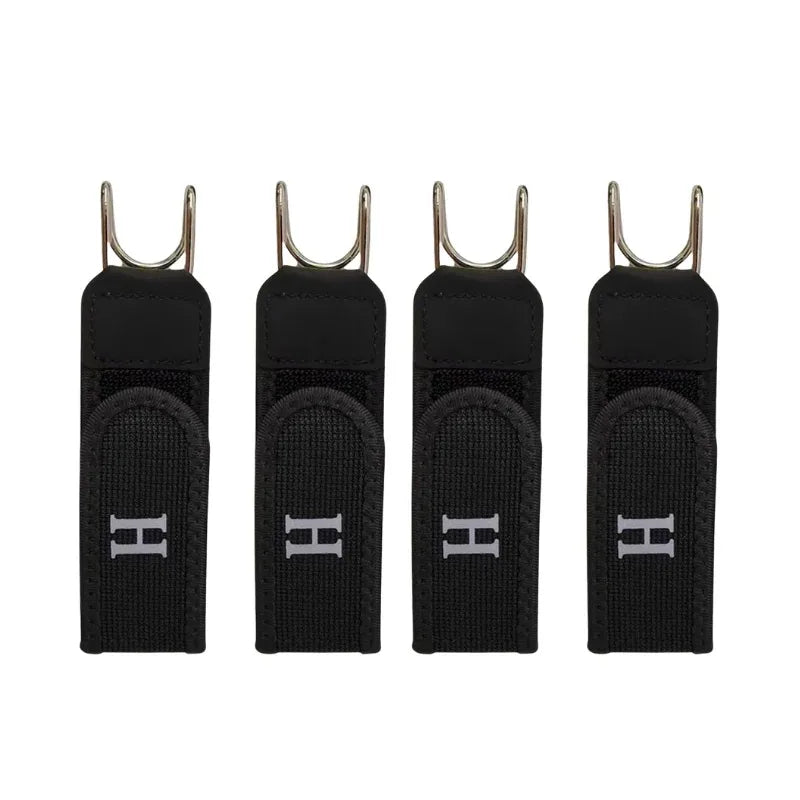 Four Men'S Belts, No-Buckle Belt with Hooks, Tactical Metal Hook Elastic Belt, an Adjustable Magic Tape No-Buckle Belt for Men