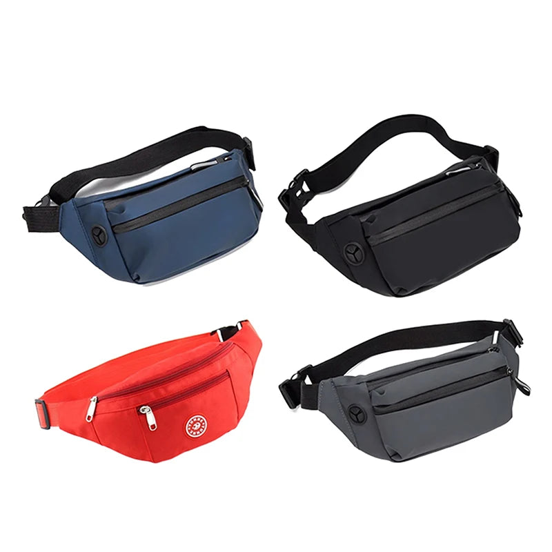 Men Waterproof Belt Bag Fashion Chest Pack Male Waterproof Waist Bag Outdoor Sports Fanny Pack Men's Travel Shoulder Bags