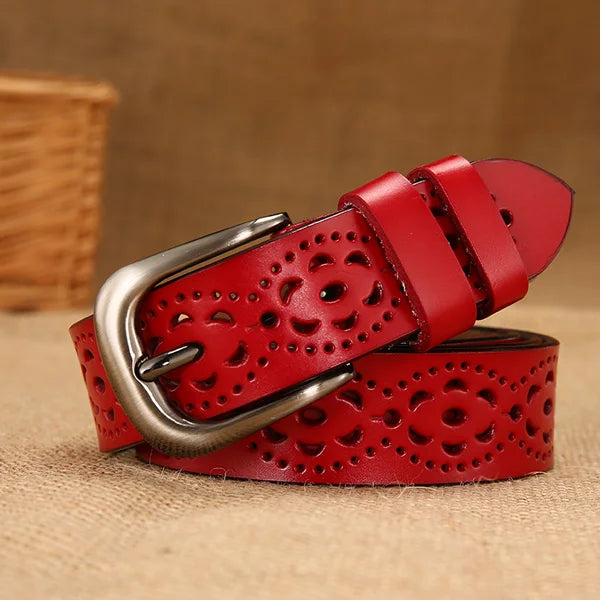 2026 new Women Belts Needle buckle belt 5 colors Cutout fashion belt Belts For Women Ceinture Femme belt female