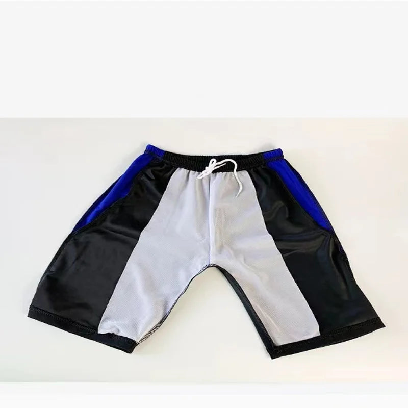 Children's Summer New Swimsuit Boys Middle And Big Kids Split Training Swimsuit Boys Swim Trunks New Quick-Drying Set Of Two
