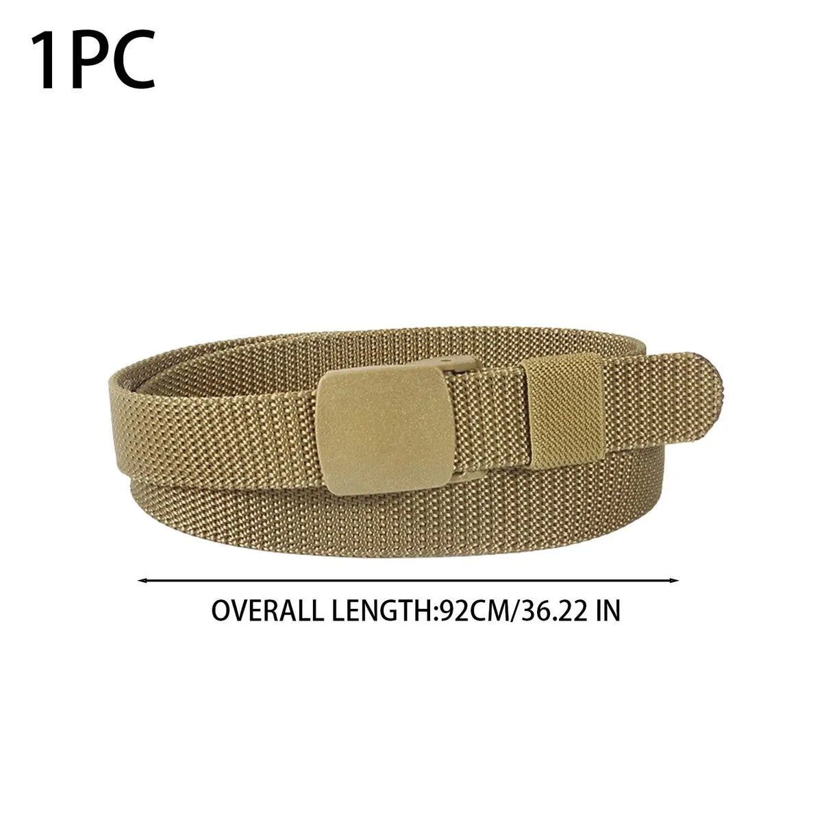 New 92cm Belts for Children Military Unisex Canvas Automatic Buckle Fashion Solid Colors Nylon Outdoor Tactical Canvas Belts