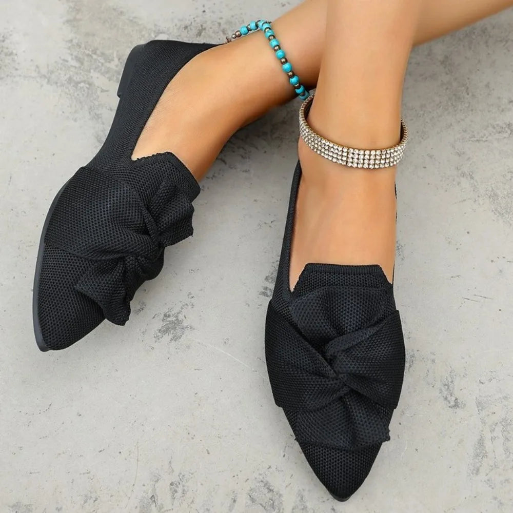 Women Flats Walking Shoes Pointed Top Solid Color new Loafers Mesh Breathable Shoes Comfortable Women Sneakers Zapatos De Mujer