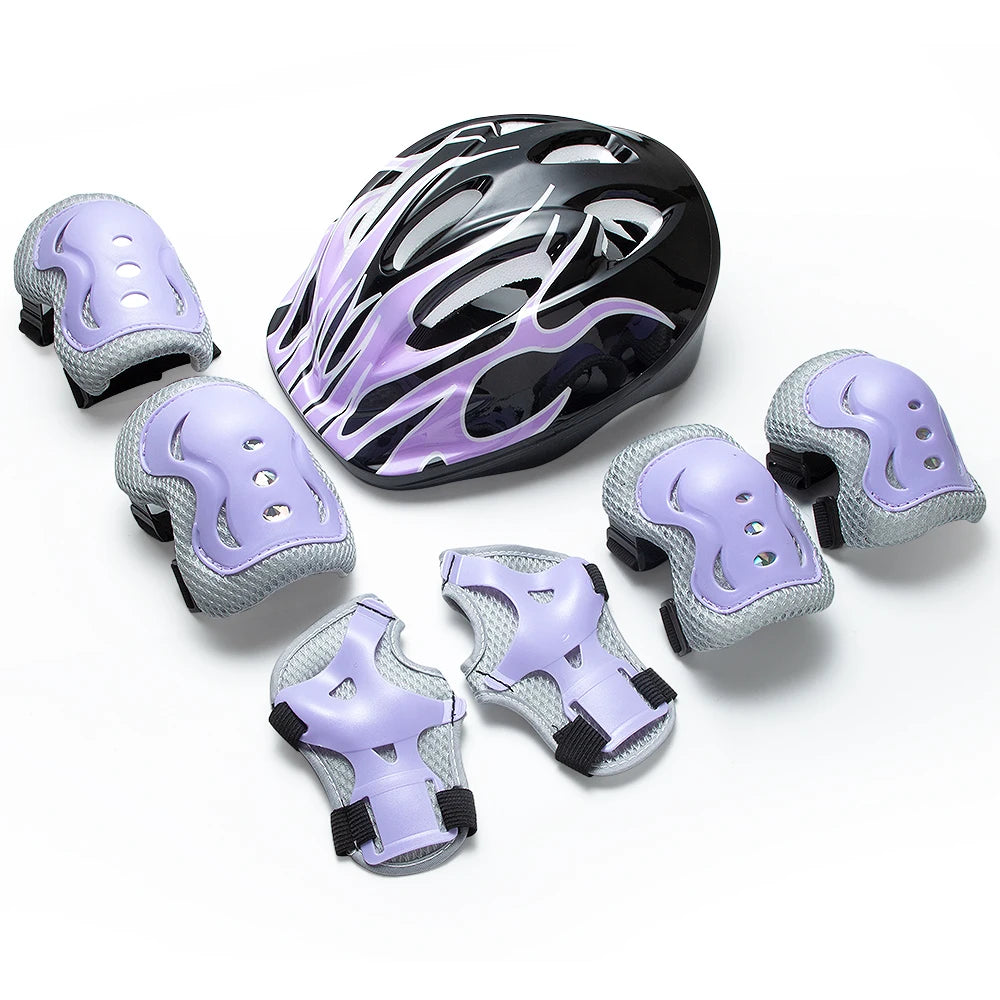 Kids Knee Pads and Elbow Pads Guards Protective Gear Set Safety Gear for Roller Skates Cycling Bike Skateboard Sports