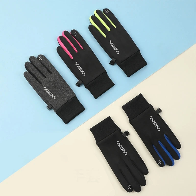Cosy Kids Gloves For 5-14 Year Boys Girls Easy to Clean Windproof Warm Split Finger Mittes for School Outdoor Fun A2UB