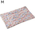 Dog Bed Mat Cat Sleeping Cushion Soft Plush Pet Blanket Thickened Warm Flannel Paw Print Puppy Sofa Mat All Seasons Washable