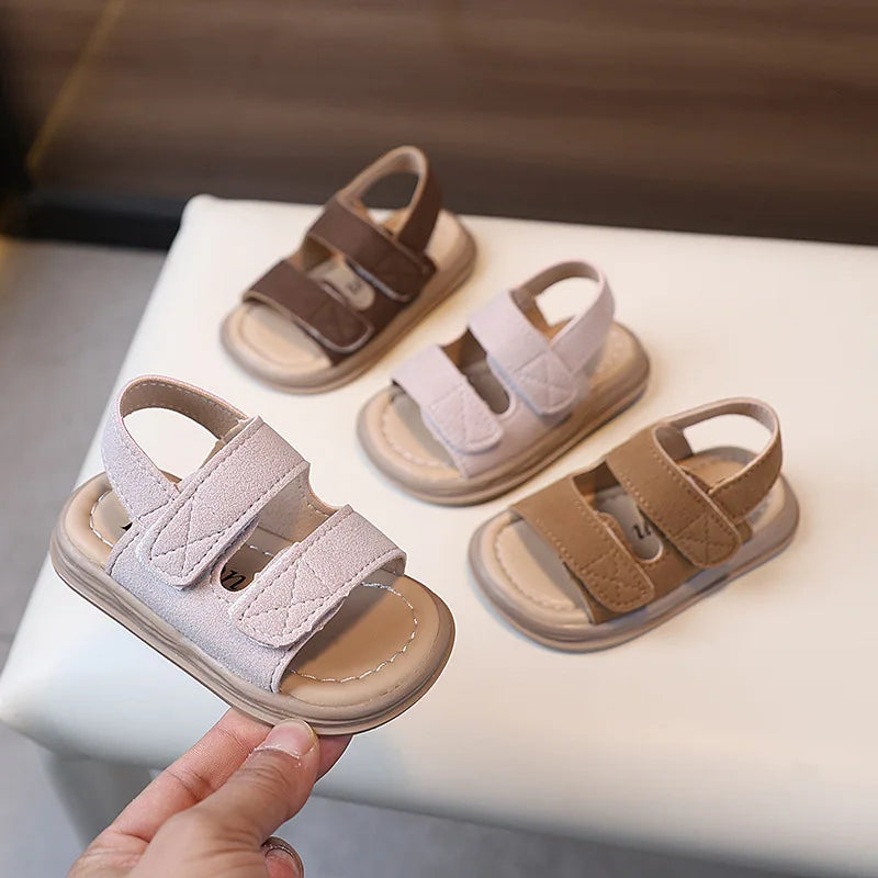Kids Sandals for Girls 2025 New Summer Shoes for Boy Hollow-out Versatile Children Fashion Causal Beach Sandals Open-toe Soft