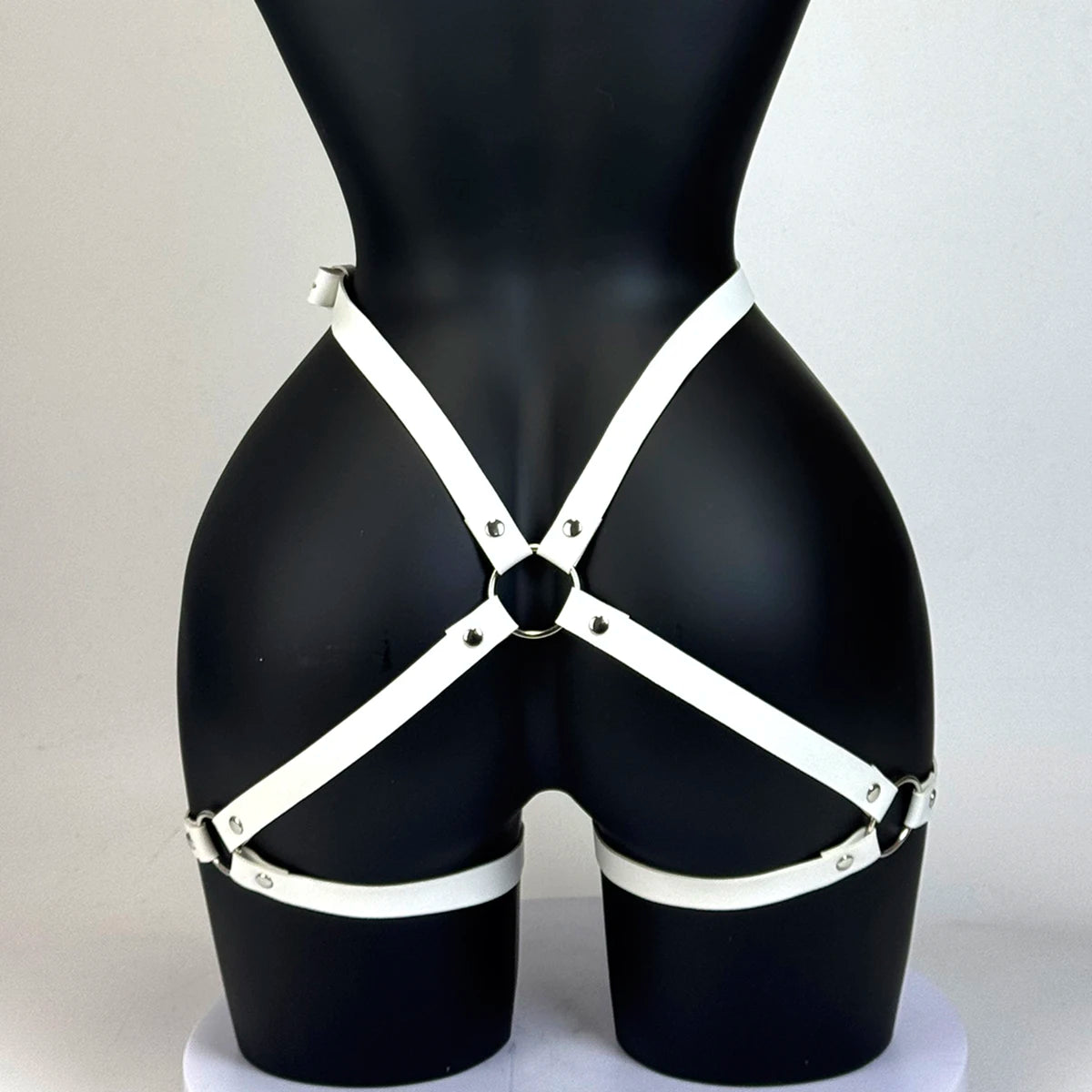 Women Fashion Belt Female Street Style PU Leg Harness Belt Thigh Garter Gothic Casual Body Decoration Belts Clothing Accessories