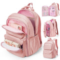 Backpack Children from 8 Years，School Backpack for Girls from Elementary to Teen Years，Boys Lightweight Multi-Pocket School Bags
