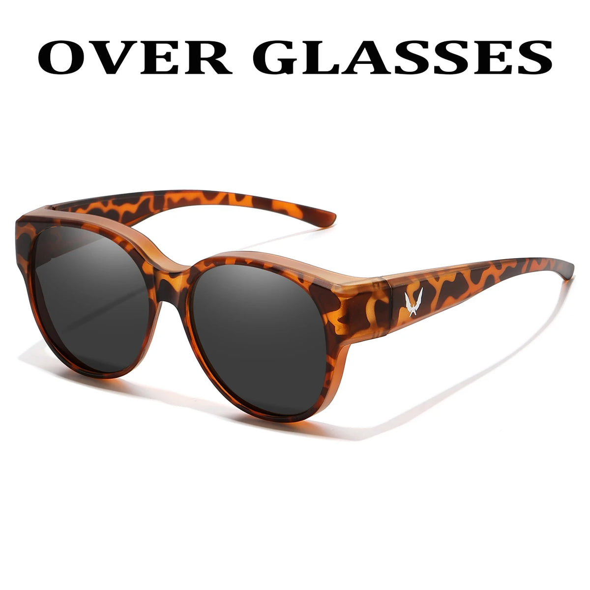 Men and Women's Fashion Round Over Sunglasses Daily Wear Cycling Shopping Fishing Running Glasses Unisex UV400 Eyewear