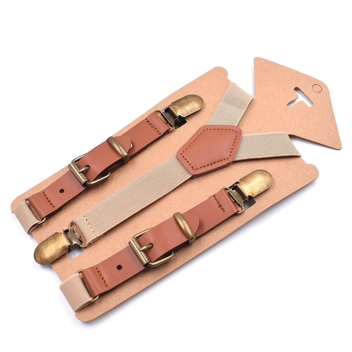 Suspenders for Boys Girls 2cm Y-back 3 Clips Adjustable Elastic Trouser Braces Suspenders Belt for Kids Fashion Accessories