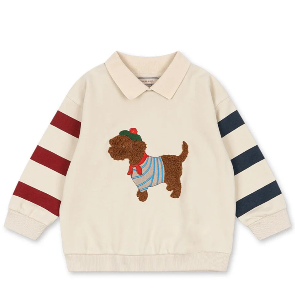 2026 KS Children Clothes Set Boy Sporty Hoodies Windbreaker Suit Toddler Girls Sequin Cartoon Sweatshirt Pants Kids Pullover Top