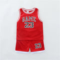 Children's Summer Basketball Suit Vest And Shorts Two-Piece Set Comfortable Lightweight Clothing for Kids
