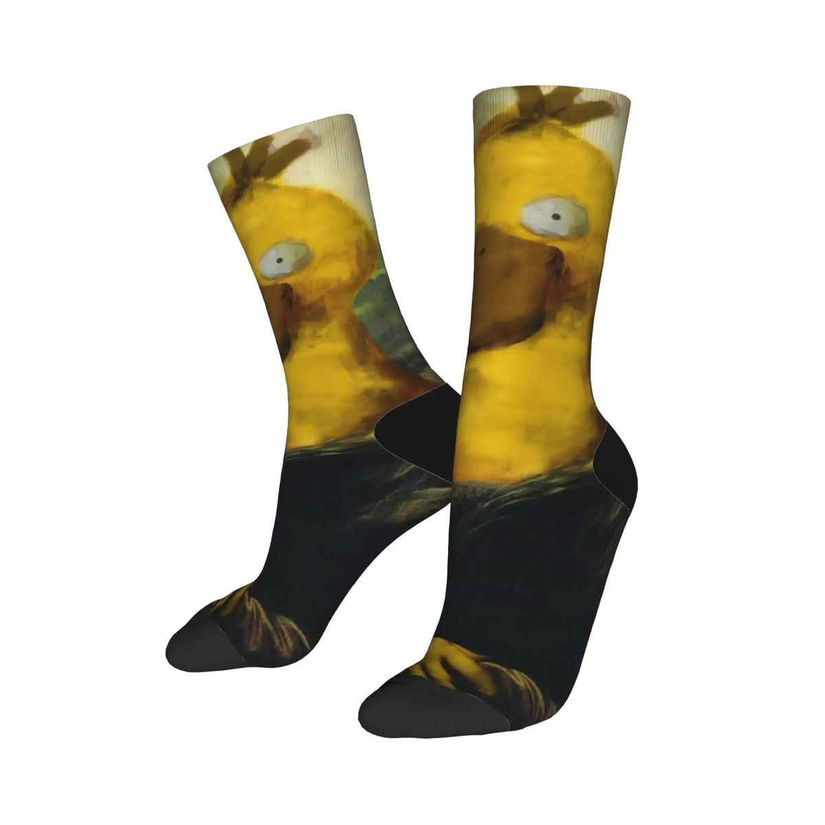 Happy Funny Male Men Socks Harajuku P-Pokemons Bulbasaur Sock Skateboard Women's Stockings Spring Summer Autumn Winter