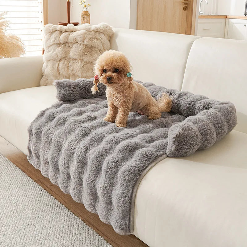 Thickened Pet Sofa Cushion Anti-Scratch Non-Slip Dog And Cat Sleeping Nest Kennel Pad Cozy Pet Bed for Cats And Dogs