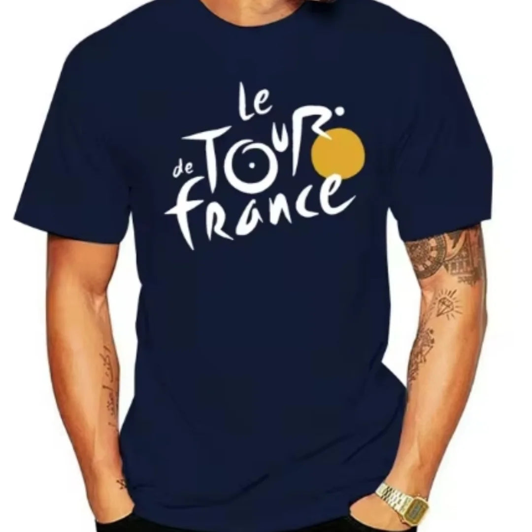 Men Short Sleeve Tshirt 3D Printing Tour De France Cycling Unisex Tee Summer Street Quick Dry Breathable Loose O-neck Sports Top