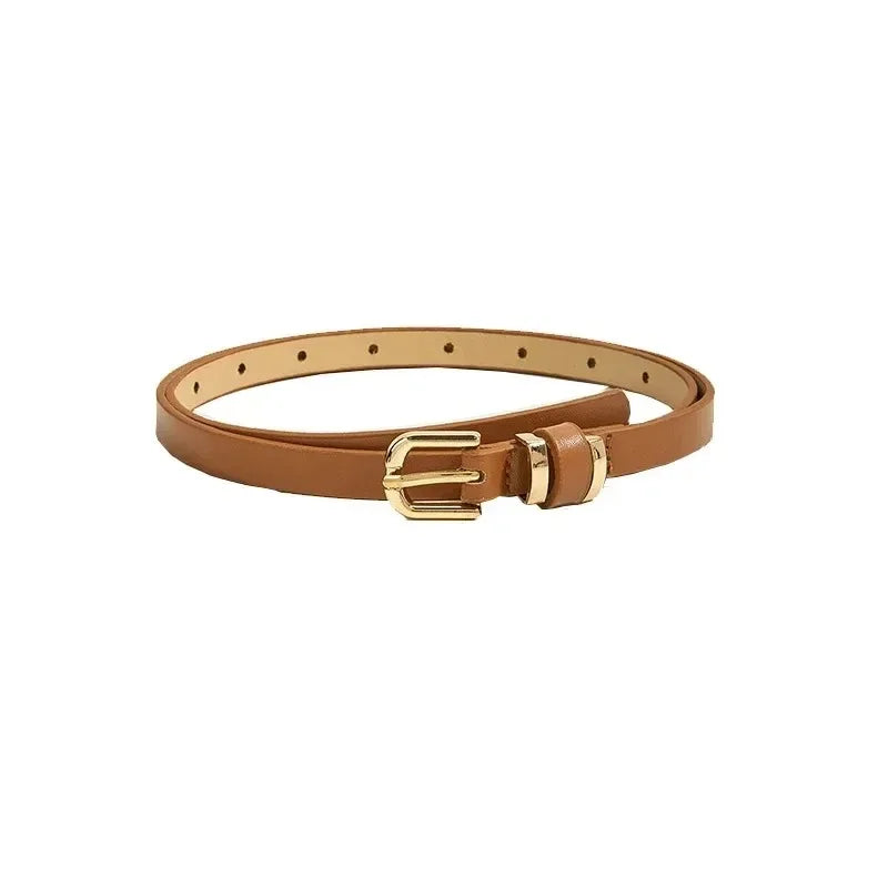 Designer Fashion Belts for Women Black PU Leather Waist Belt Ladies Strap for Dresses Stylish Belt Female Accessory CY06