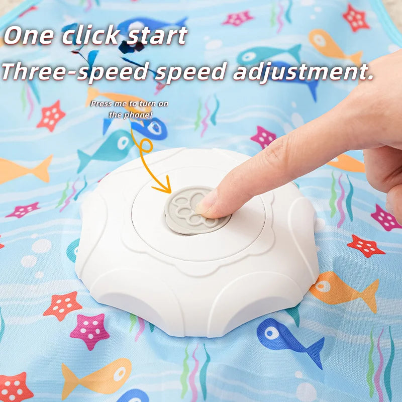 Electric Cat Turntable Pet Toy Self-Stimulating and Relieving Boredom Automatic Intelligent Cat Funny Stick Sports Consumption