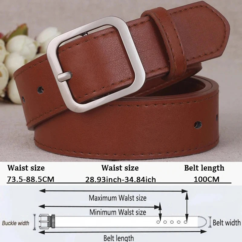 Women's Trousers Belt Designer Casual Fashion Belts for Lady Black Brown White Belt for Jeans Belts Female Waist Belt Strap BF20