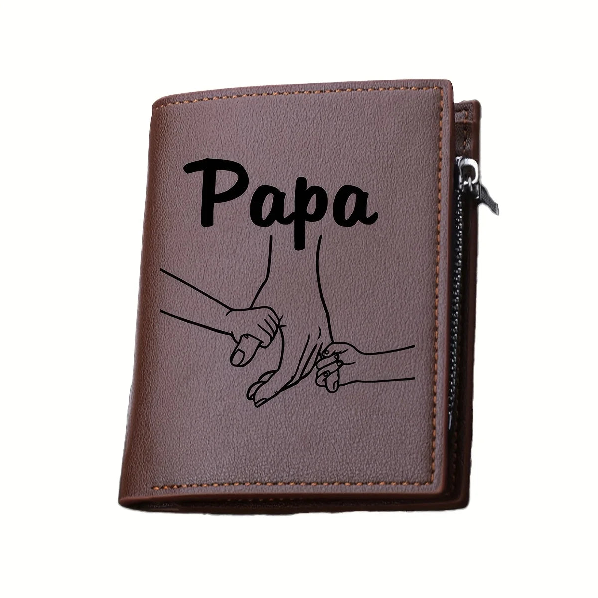 Customized Name Wallets for Men Fashion Leather Card Holder Personalized Name Purse Father's Day Gifts From Wife Daughter Son