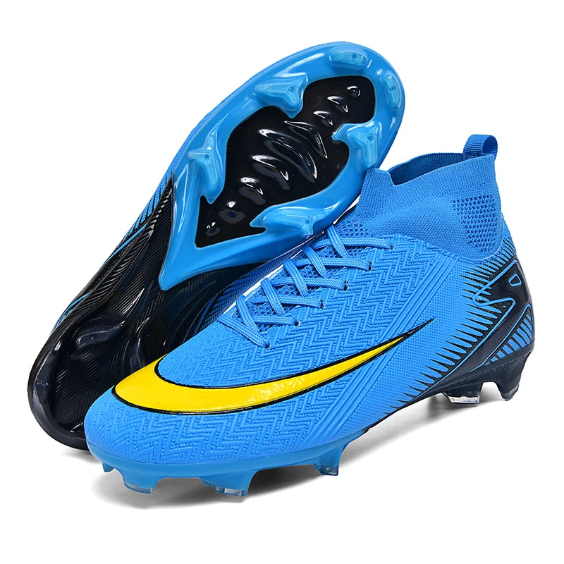 New Men Football Boots Kids Cleats Grass Soccer Shoes Futsal Indoor Ankle Match Training TF/FG Hot-selling Sport High-quality