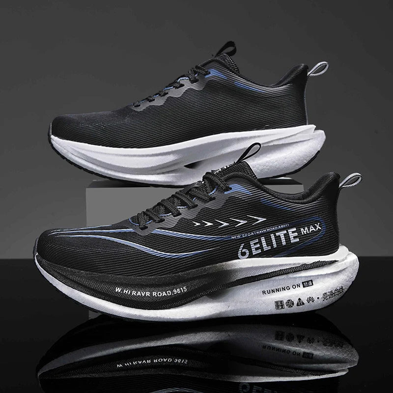 Men  Running Shoes Nonskid Carbon Board Speciality Marathon Lightweight Women's Comfortable Athletic Sports Breathable Sneakers