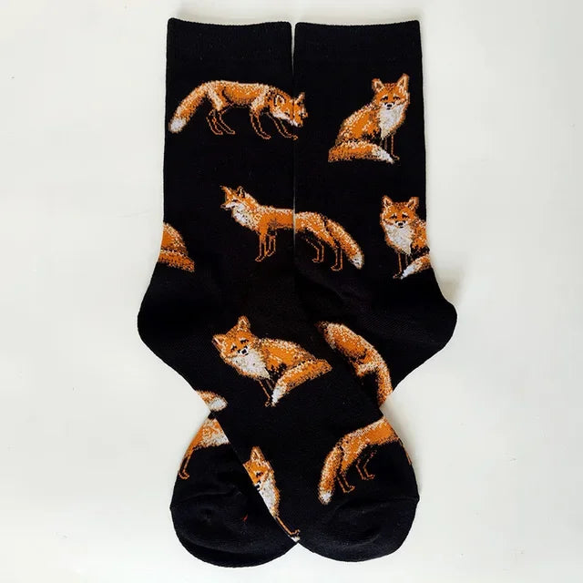 NEW Crew Fashion Funny Women Socks Border Collie Schnauzer Lab Scottie Beagle Boxer Pug Bulldog Sheltie Golden Doodle Retriever